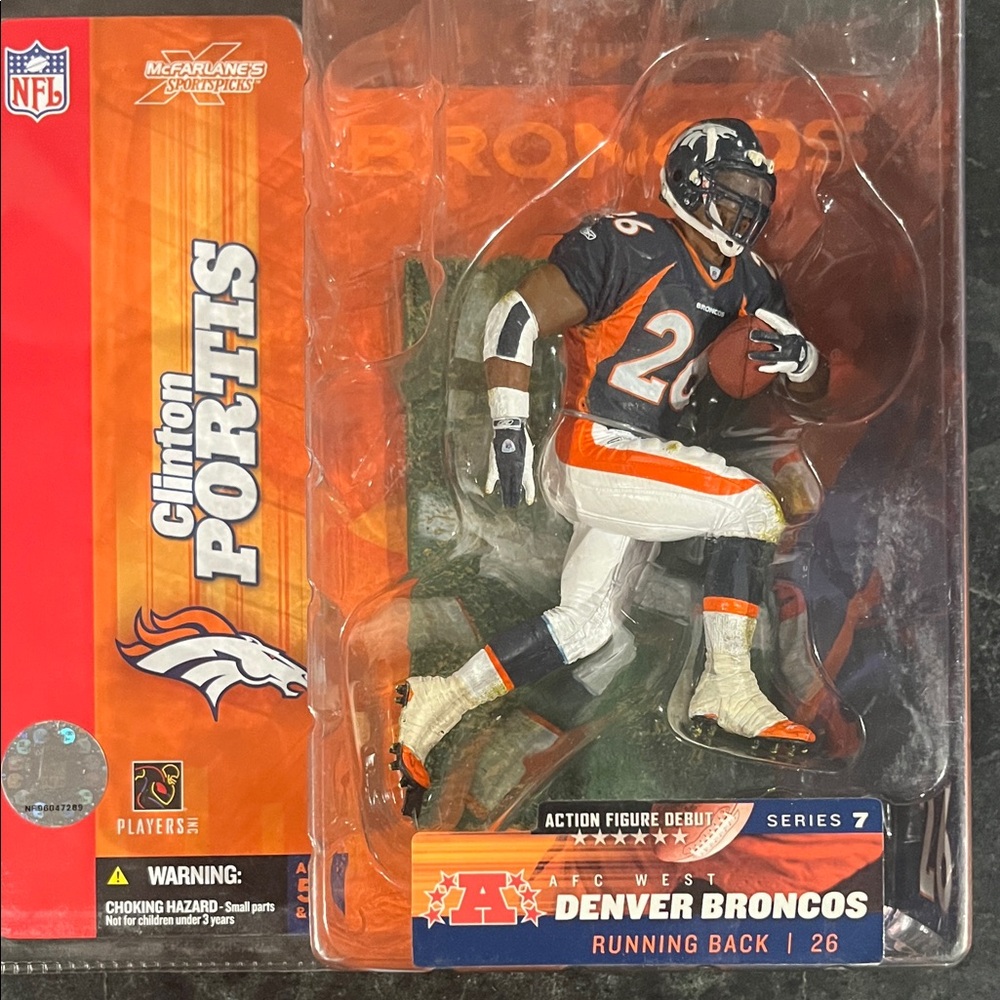 Denver Broncos Running Back Action Figure